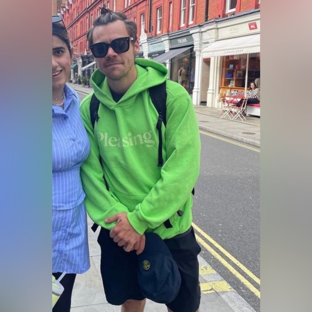 Harry Styles x Pleasing The Pollinators Hoodie in Shrub Green Size Small ASO